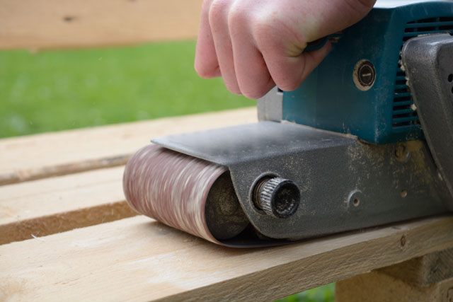 Handbandschleifmaschine Holz