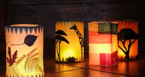 Reispapierlampe bekleben und bemalen: 4 Ideen für mehr Pepp!
