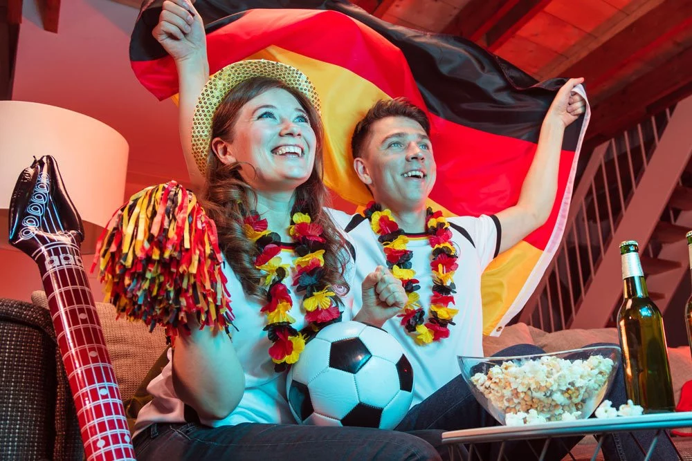 Fußball Party Garten