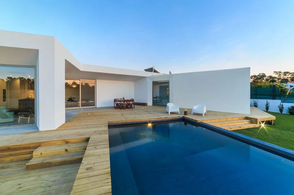 Poolumrandung Holz