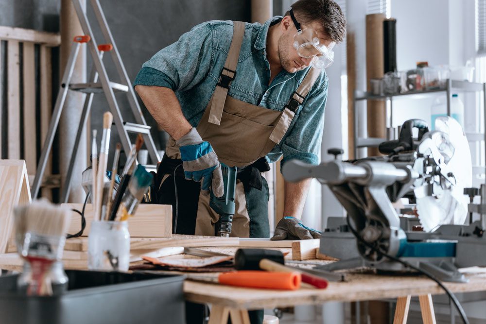 Heimwerker Arbeitskleidung