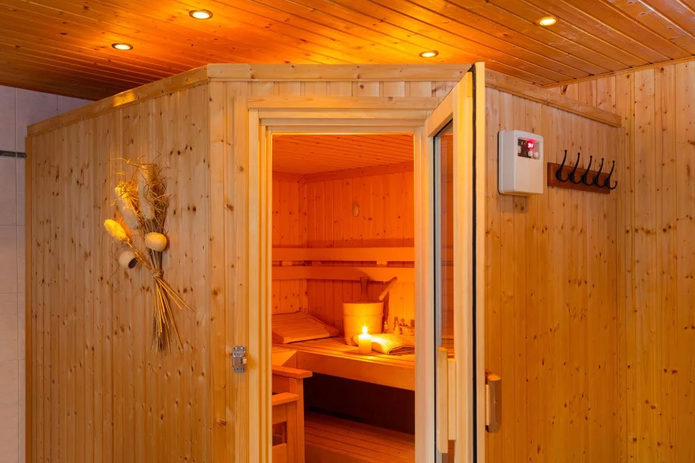 Sauna im Keller