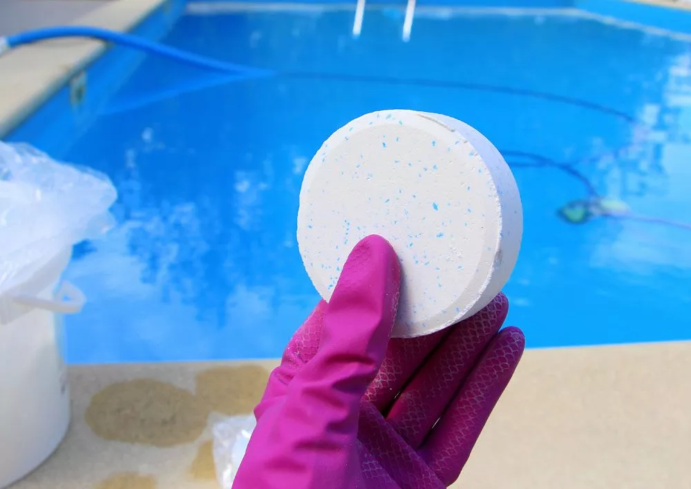 Chlortablette für den Pool Chlor für Pool