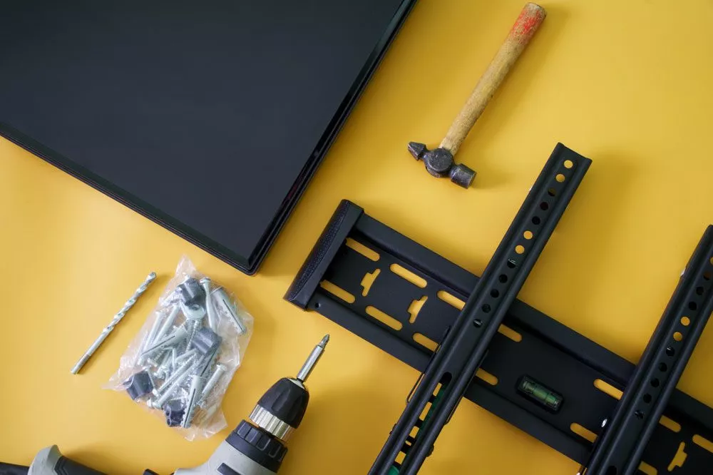 Werkzeug zur Wandmontage eines Fernsehers Wandmontage Fernseher