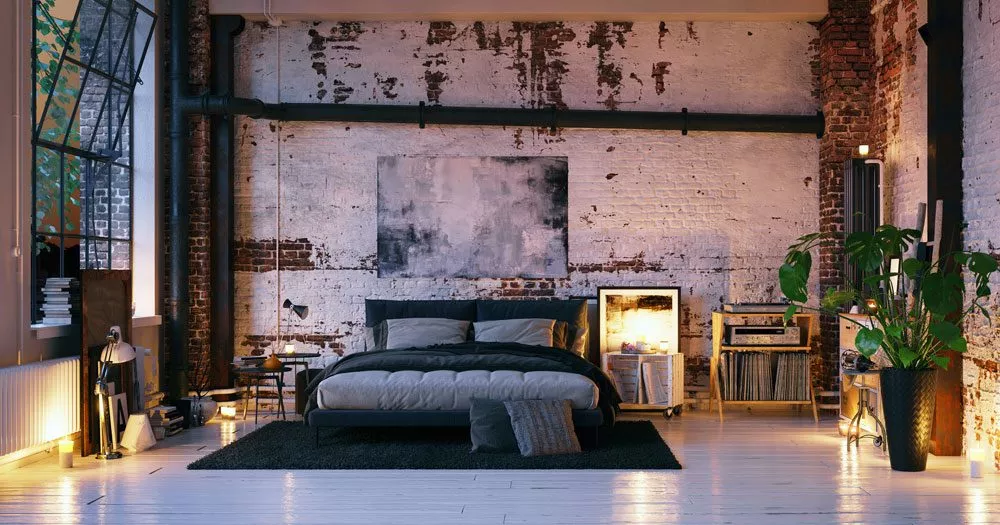 Schlafzimmer im Industrialstil Schlafzimmer einrichten Industrialstil
