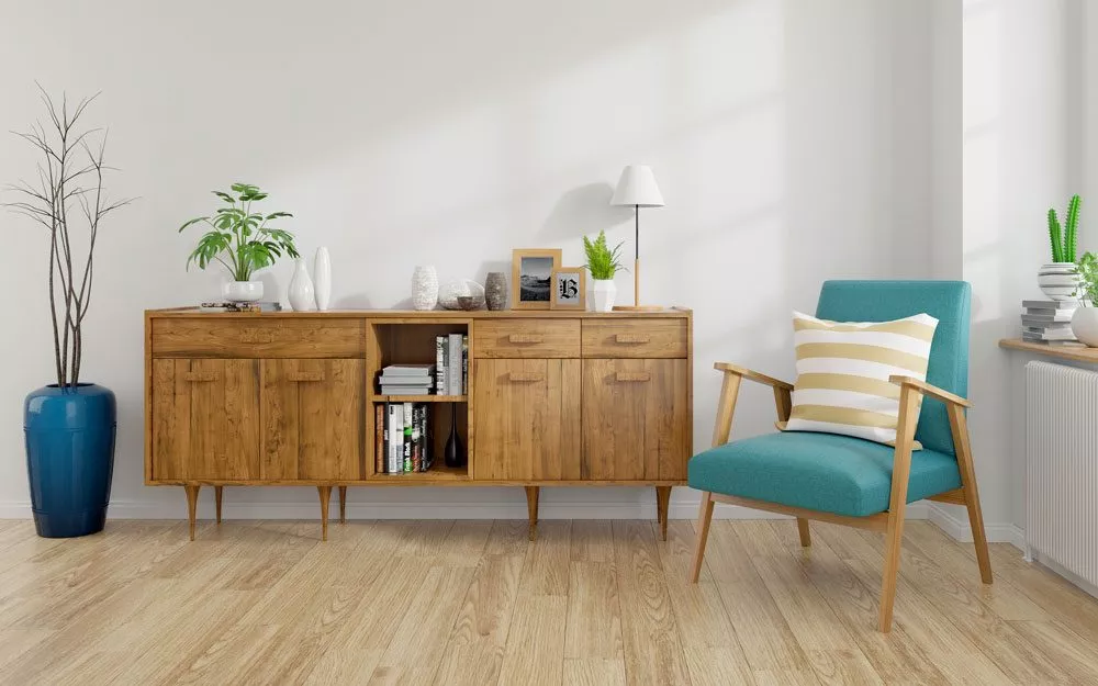 Modernes Mid-Century- und Vintage-Interieur Einrichtungsstil Mid-Century