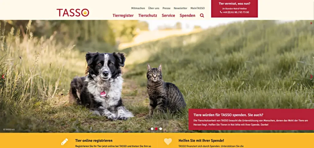 TASSO e. V. Wie Haustierbesitzer online zueinanderfinden